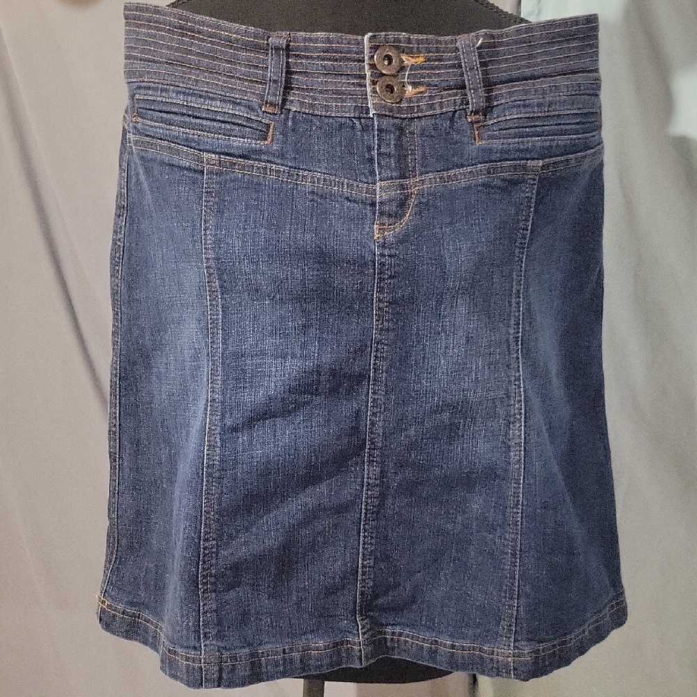 Smart Set Blue A-Line Mini Skirt